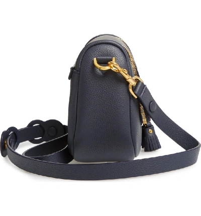 Shop Anya Hindmarch Small Vere Leather Crossbody Satchel - Blue In Marine