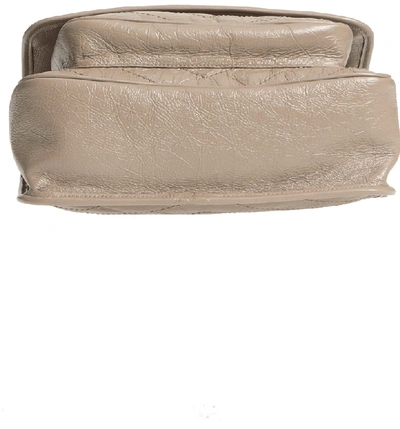 Shop Saint Laurent Medium Niki Leather Shoulder Bag In Light Natural