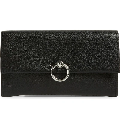 Shop Rebecca Minkoff Jean Leather Clutch - Black