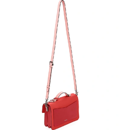 Shop Botkier Cobble Hill Leather Crossbody Bag In Pepper Combo