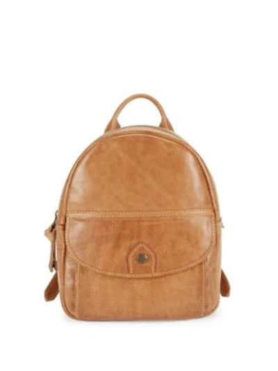 Shop Frye Melissa Mini Backpack In Cognac