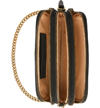 Shop Gucci Gg Matelasse Leather Crossbody Bag In Nero
