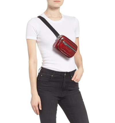 Shop Alexander Wang Attica Leather Belt Bag - Red