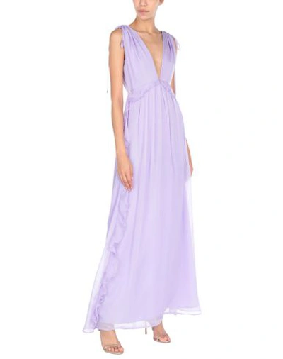 Shop Space Style Concept Long Dresses In Lilac