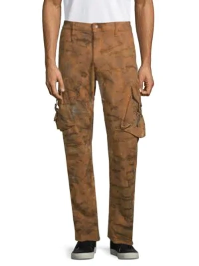 Shop Robin's Jean Washed Moto Jeans In Mud Brown