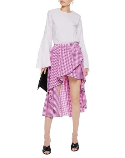 Shop Caroline Constas Mini Skirts In Fuchsia