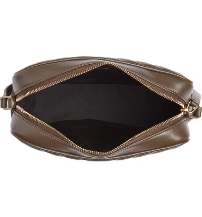 Shop Saint Laurent Medium Lou Calfskin Leather Camera Bag In Faggio