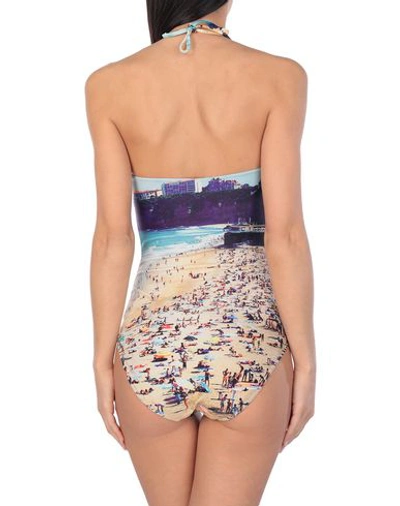Shop Albertine One-piece Swimsuits In Sand