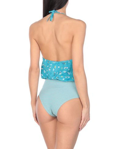 Shop Albertine One-piece Swimsuits In Deep Jade