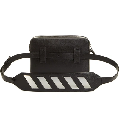 Shop Off-white Diagonal Fanny Pack In Black White