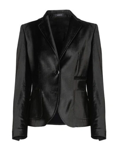 Shop Manuel Ritz Blazers In Black