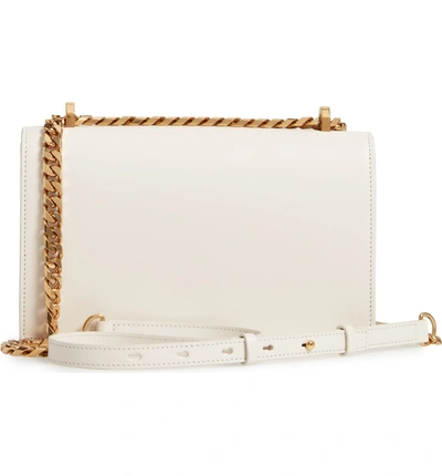 Shop Alexander Mcqueen Leather Crossbody Bag In Off White