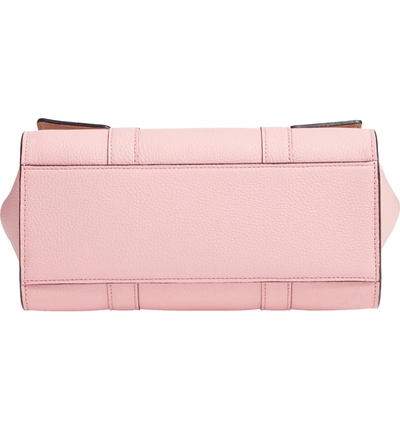 Shop Mulberry Small Bayswater Leather Satchel - Pink In Sorbet Pink