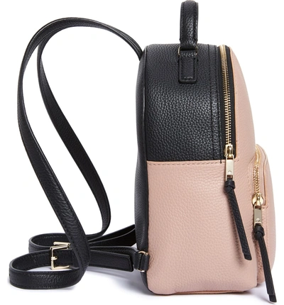 Shop Kate Spade Jackson Street - Keleigh Leather Backpack - Beige In Ginger Tea Multi