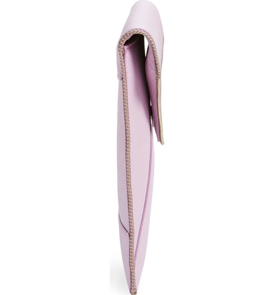 Shop Rebecca Minkoff Leo Envelope Clutch - Purple In Light Orchid