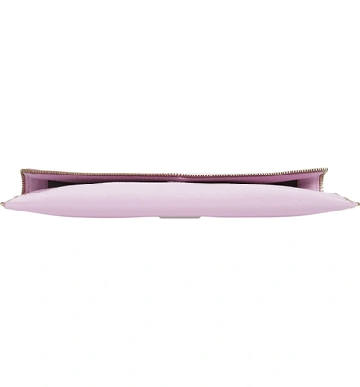 Shop Rebecca Minkoff Leo Envelope Clutch - Purple In Light Orchid