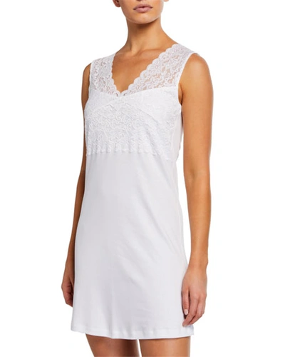 Shop Hanro Moments Tank Gown In White