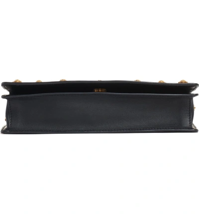 Shop Versace Tribute Leather Shoulder Bag - Black In Black/ Tribute Gold