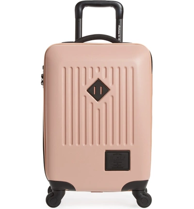 Shop Herschel Supply Co Trade 21-inch Wheeled Carry-on Bag - Pink In Ash Rose/gold
