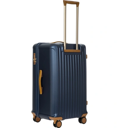 Shop Bric's Capri 28-inch Spinner Hard Side Trunk Suitcase - Blue In Matte Blue