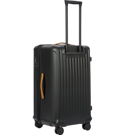 Shop Bric's Capri 28-inch Spinner Hard Side Trunk Suitcase In Matte Black