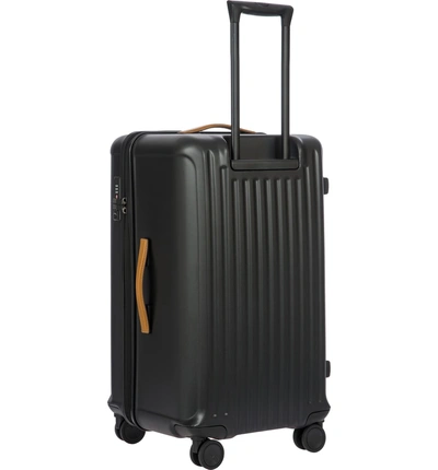 Shop Bric's Capri 30-inch Spinner Hard Side Trunk Suitcase - Black In Matte Black