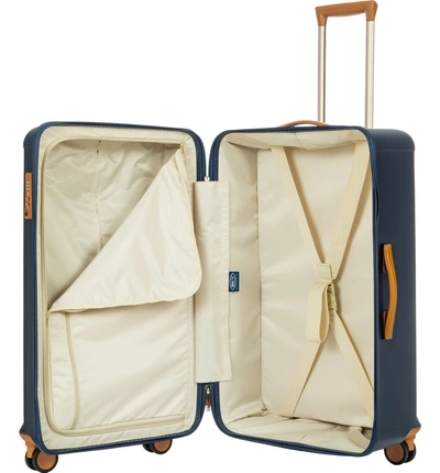 Shop Bric's Capri 30-inch Spinner Hard Side Trunk Suitcase - Blue In Matte Blue