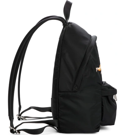 Shop Givenchy Lion Print Backpack In Black Multi