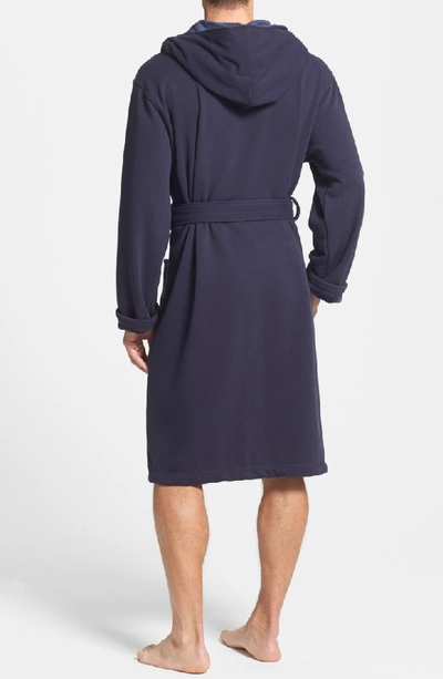 Shop Ugg 'brunswick' Robe In Navy