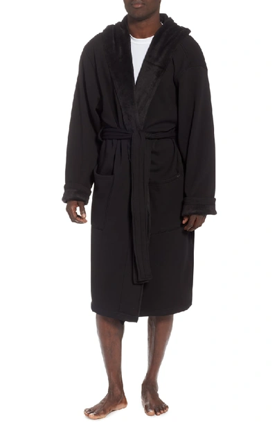 Shop Ugg 'brunswick' Robe In Black