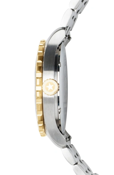 Shop Jack Mason Diver Bracelet Watch, 42mm In Blue