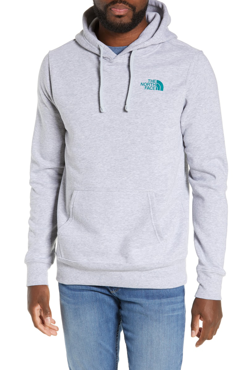 The North Face Red Box Hoodie In Tnf Light Grey Heather Modesens