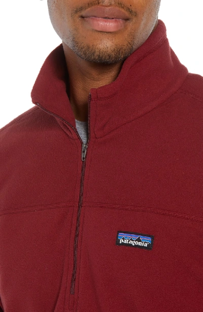 Shop Patagonia Fleece Pullover In Oxide Red