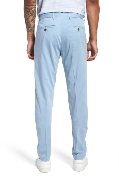 Shop Zachary Prell Aster Straight Leg Pants In Azure