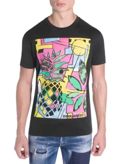 Dsquared2 Pineapple Graphic T-shirt In Black | ModeSens