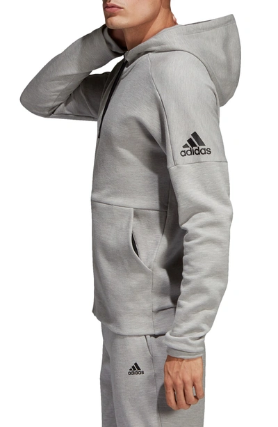 Adidas Originals Adidas Men's Stadium Id Zip Hoodie In Solid Grey/ Raw  White | ModeSens