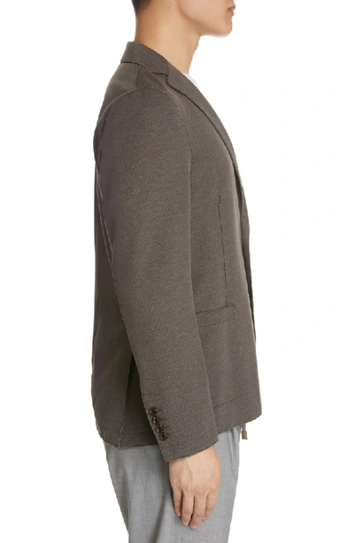 Shop Eleventy Slim Fit Jersey Sport Coat In Brown