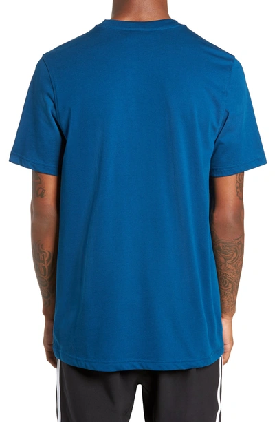 Shop Adidas Originals Trefoil Logo T-shirt In Legend Marine