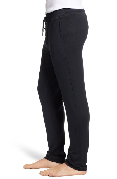 Shop Hanro Living Relax Lounge Pants In Black