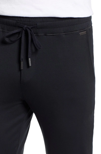 Shop Hanro Living Relax Lounge Pants In Black