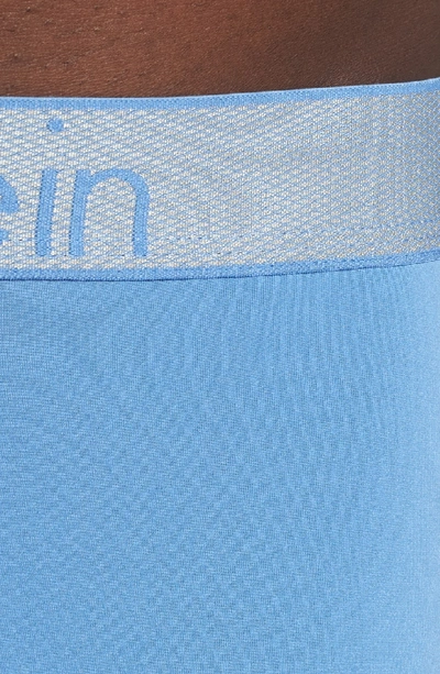 Shop Calvin Klein Customized Stretch Boxer Briefs In Periwinkle