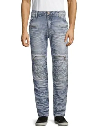 Shop Robin's Jean Skinny-fit Distressed Jeans In Dark Wash White