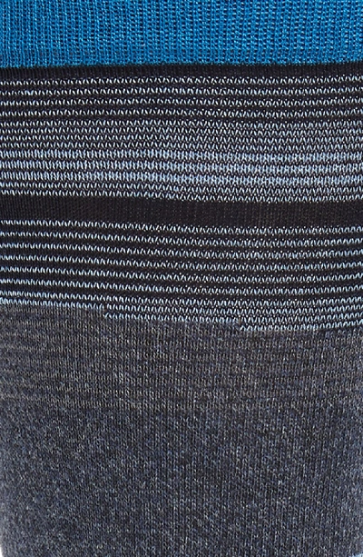 Shop Bugatchi Stripe Socks In Colbalt