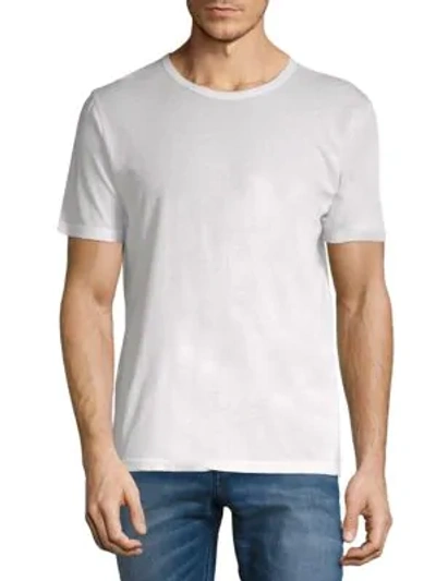 Shop Dtla Brand Jeans Short-sleeve Cotton Tee In White