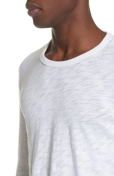 Shop Atm Anthony Thomas Melillo Destroyed Long Sleeve T-shirt In White