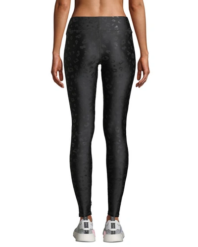 Shop Terez Black Cheetah Foil Uplift Leggings