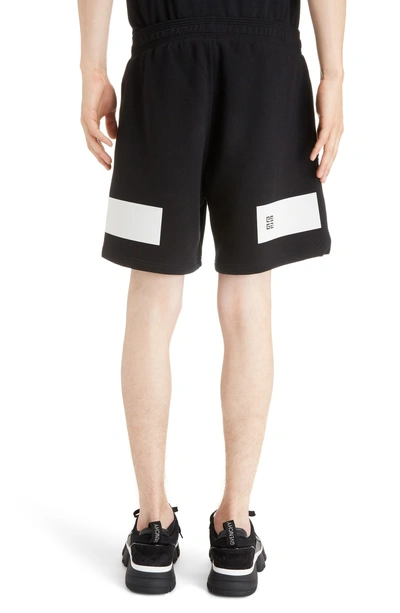Shop Givenchy Reflector Tape Shorts In Black