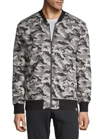 Shop Sovereign Code Camouflage Patterned Jacket In Black