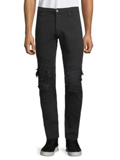 Shop Dtla Brand Jeans Moto Skinny Jeans In Black