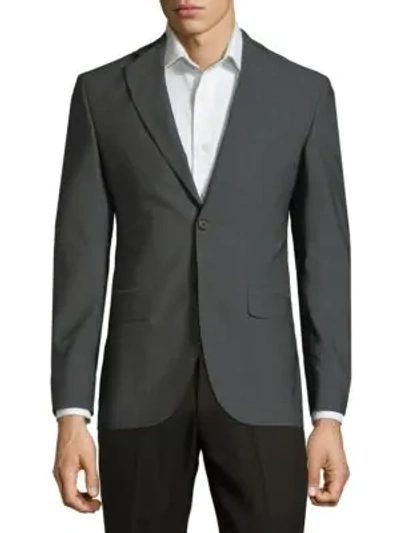 Shop Jack Victor Men's Classic Wool Jacket In Grey